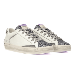 CRIME LONDON SNEAKERS DISTRESSED 25003 10 BIANCO