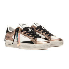 CRIME LONDON SNEAKERS SK8 25110 60 BIANCO/BRONZO