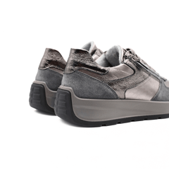 ARA SNEAKERS 25112 11 ZIP ARGENTO
