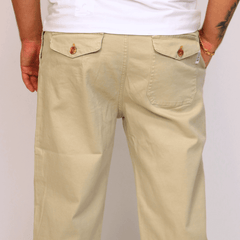 Pantalone BERNA 2522998 Beige visto frontalmente su sfondo neutro.