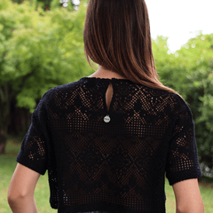 BERNA CROP TOP 253212 NERO