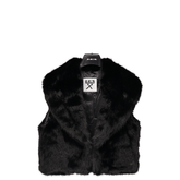 BERNA GILET 2540311 PELLICCIA NERO