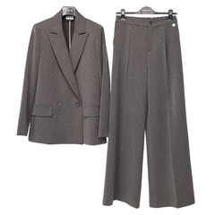 BERNA PANTALONE 25404114 BRILLANTINI GRIGIO