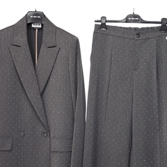 BERNA PANTALONE 25404114 BRILLANTINI GRIGIO