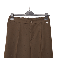 BERNA PANTALONE 25404166 BRILLANTINI MARRONE