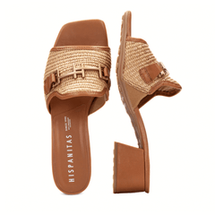 HISPANITAS SANDALO 254071 RAFIA CUOIO