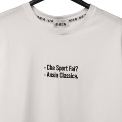 BERNA T-SHIRT 254181128 SCRITTA BIANCO