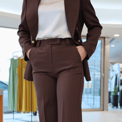 MARYLEY PANTALONE 25EB515 CIOCCOLATO