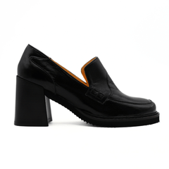 ALESSANDRA PELUSO MOCASSINO TACCO 28140 NERO