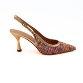 MALÙ SLINGBACK 1618\C FLOCCATO ORO