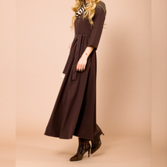 MARYLEY VESTITO 25IB302 502 MARRONE