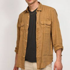 DSTREZZED CAMICIA 303804 CUOIO