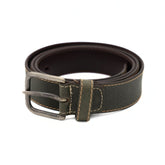 PRATENICE CINTURA UOMO 341 PELLE VERDE CUCITURE