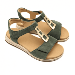 ARA SANDALO 34804 07 CAMOSCIO VERDE