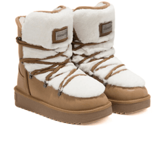 D.FRANKLIN BOOT ALTO PELLICCIA 370005 BISCOTTO