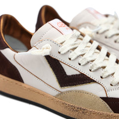 4B12 SNEAKERS PLAY NEW D2045 BIANCO E MARRONE