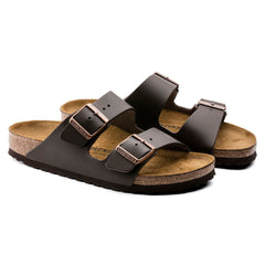 BIRKENSTOCK CIABATTA ARIZONA 51103 PELLE MARRONE NARROW FIT