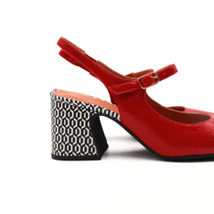 LES: VENUES SLINGBACK 51182 ROSSO