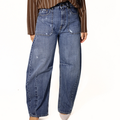 MARYLEY JEANS 533 BALOON BLU