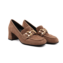 MALÙ MOCASSINO 5403 ACCESSORIO TAUPE