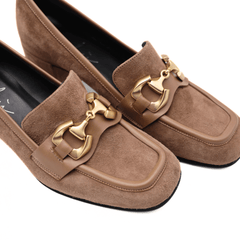 MALÙ MOCASSINO 5403 ACCESSORIO TAUPE