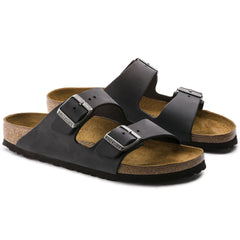 BIRKENSTOCK CIABATTA ARIZONA 552113 OILED NERO NARROW FIT