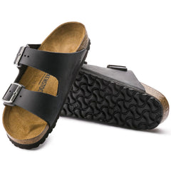 BIRKENSTOCK CIABATTA ARIZONA 552113 OILED NERO NARROW FIT