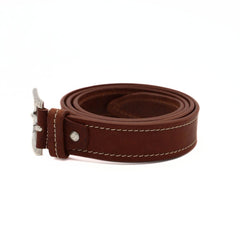 PRATENICE CINTURA UOMO 589-35 PELLE CUOIO CUCITURE