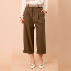 MARYLEY PANTALONE 593 PINOCCHIETTO MARRONE