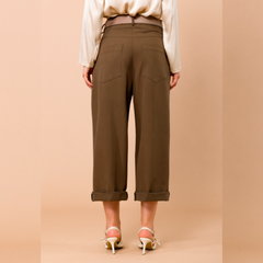 MARYLEY PANTALONE 593 PINOCCHIETTO MARRONE