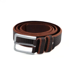 PRATENICE CINTURA UOMO 596-35 PELLE STAMPATA BICOLOR