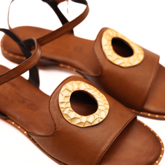 CARYATIS SANDALO 62084 FASCIA MARRONE