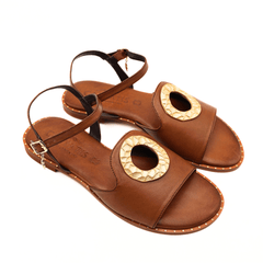 CARYATIS SANDALO 62084 FASCIA MARRONE