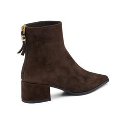 FRAU STIVALETTO 65A7 CAMOSCIO MARRONE