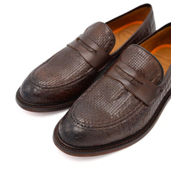 F.LLI RENNELLA MOCASSINO 702 INTRECCIO TESTA DI MORO