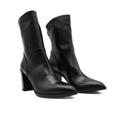 MALÙ STIVALETTO 7038 ZIP NERO