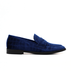 BOTTEGA LOTTI MOCASSINO 715K039 VELLUTO BLU