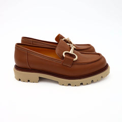 MAT20 MOCASSINO 7300 MORSETTO CUOIO