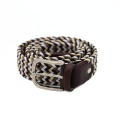 PRATENICE CINTURA UOMO 802-35 INTRECCIO MULTICOLOR TESTA DI MORO