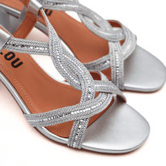 BIBI LOU SANDALO 821 ARGENTO