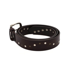 PRATENICE CINTURA UOMO 882-35 PELLE TESTA DI MORO BORCHIE