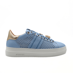 STOKTON SNEAKER 898D FORATA AZZURRO