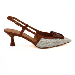 MALÙ SLINGBACK 1613 ACCESSORIO CUOIO