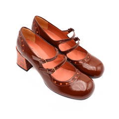 LES: VENUES DECOLLETE 9099 NAPLACK CUOIO