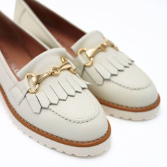 CINZIA VALLE MOCASSINO 9880 BIANCO