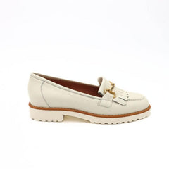 CINZIA VALLE MOCASSINO 9880 BIANCO