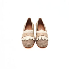 CINZIA VALLE DECOLLETE 9945 FORATO ECRU