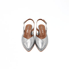 CINZIA VALLE SLINGBACK 9986 ARGENTO
