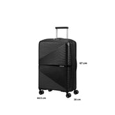 AMERICAN TOURISTER TROLLEY MEDIO 88G-002-09 AIRCONIC ONYX BLACK
