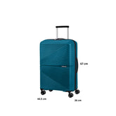 AMERICAN TOURISTER TROLLEY MEDIO 88G-002-11 AIRCONIC DEEP OCEAN